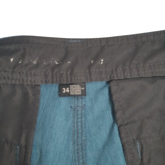 ONeill Mens Blue Plaid Board Shorts Size 34 Polyester Spandex Golf Sport Swim - Picture 4 of 7